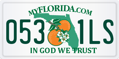 FL license plate 0531LS