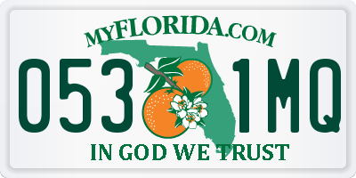 FL license plate 0531MQ