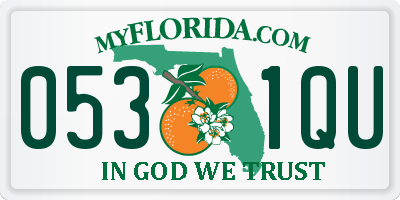 FL license plate 0531QU