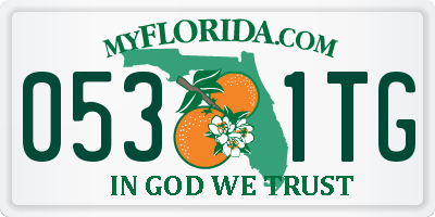 FL license plate 0531TG