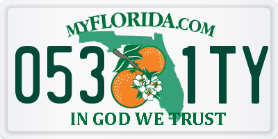 FL license plate 0531TY