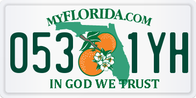 FL license plate 0531YH