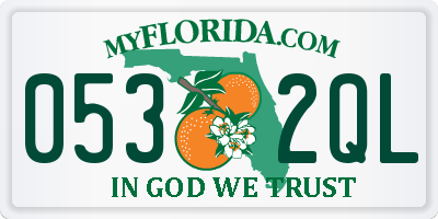 FL license plate 0532QL