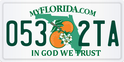 FL license plate 0532TA