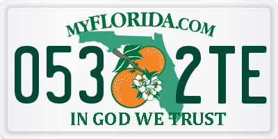 FL license plate 0532TE