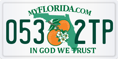 FL license plate 0532TP