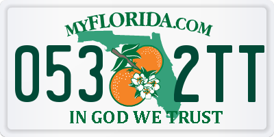 FL license plate 0532TT