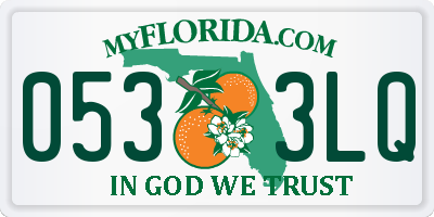 FL license plate 0533LQ