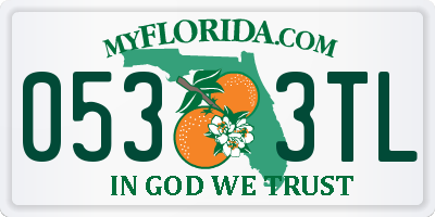 FL license plate 0533TL