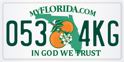 FL license plate 0534KG