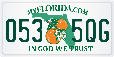 FL license plate 0535QG