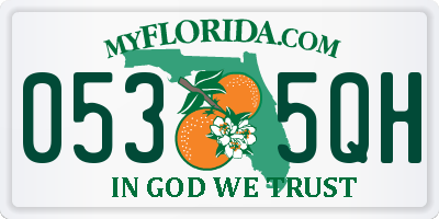 FL license plate 0535QH