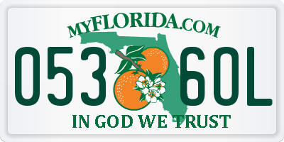 FL license plate 0536OL