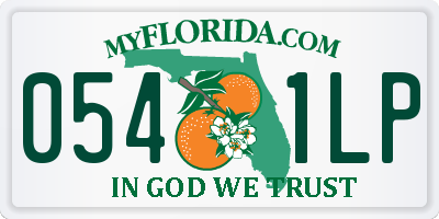 FL license plate 0541LP