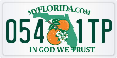 FL license plate 0541TP