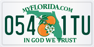 FL license plate 0541TU