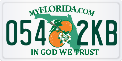 FL license plate 0542KB