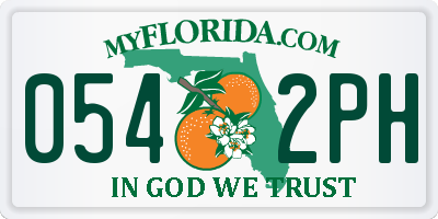 FL license plate 0542PH