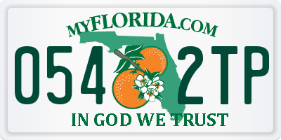 FL license plate 0542TP