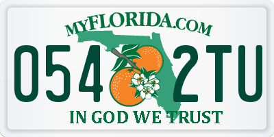 FL license plate 0542TU