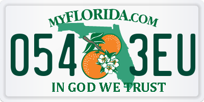 FL license plate 0543EU