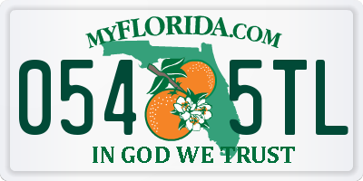 FL license plate 0545TL