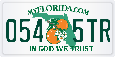 FL license plate 0545TR