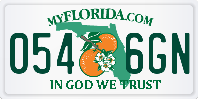 FL license plate 0546GN
