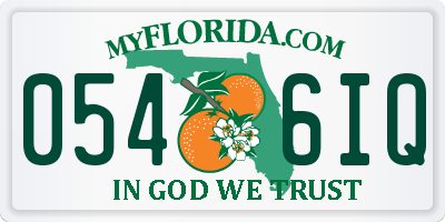FL license plate 0546IQ