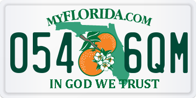 FL license plate 0546QM