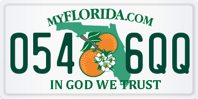 FL license plate 0546QQ
