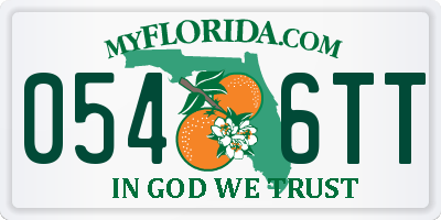 FL license plate 0546TT