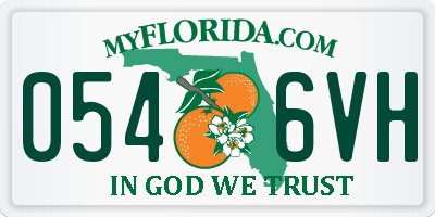FL license plate 0546VH