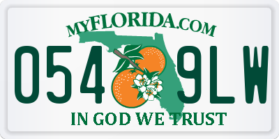 FL license plate 0549LW