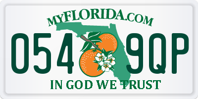 FL license plate 0549QP