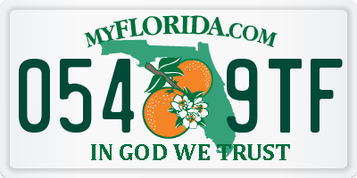 FL license plate 0549TF