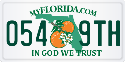 FL license plate 0549TH
