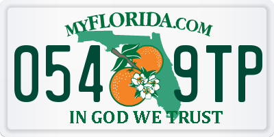 FL license plate 0549TP
