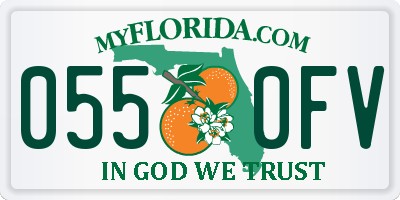 FL license plate 0550FV