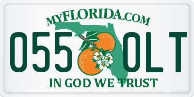 FL license plate 0550LT
