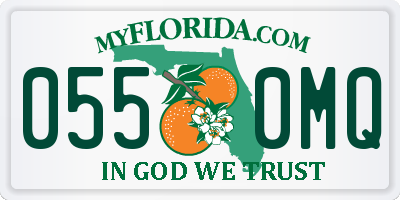 FL license plate 0550MQ
