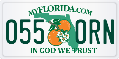 FL license plate 0550RN