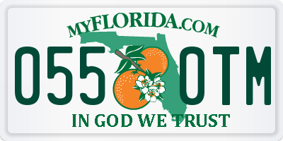 FL license plate 0550TM