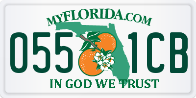 FL license plate 0551CB