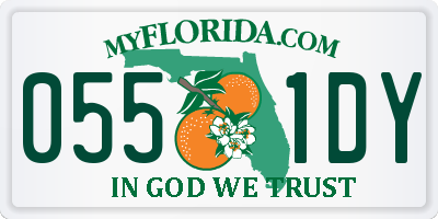 FL license plate 0551DY