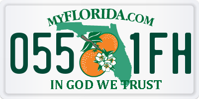 FL license plate 0551FH