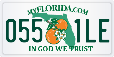 FL license plate 0551LE