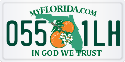 FL license plate 0551LH