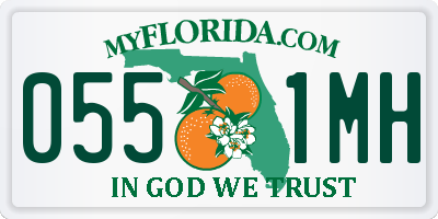 FL license plate 0551MH