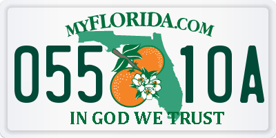 FL license plate 0551OA